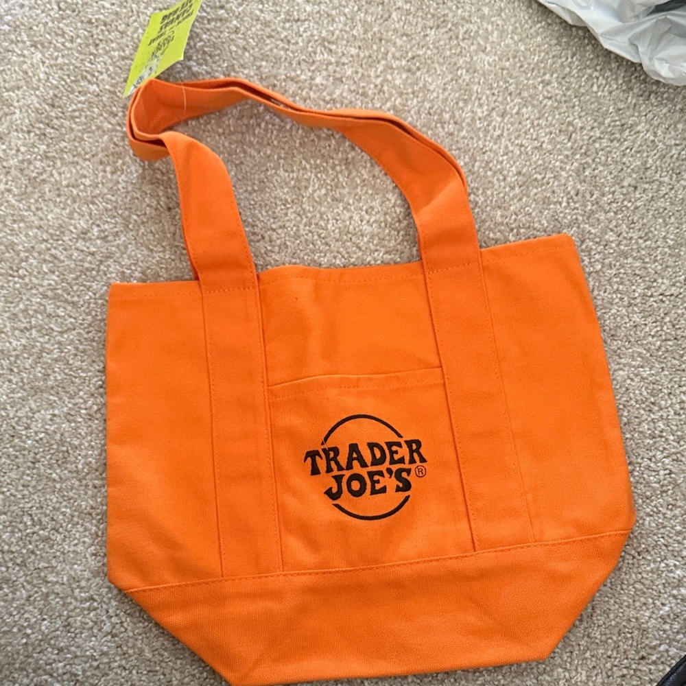 Trader Joe's Orange Tote Bag